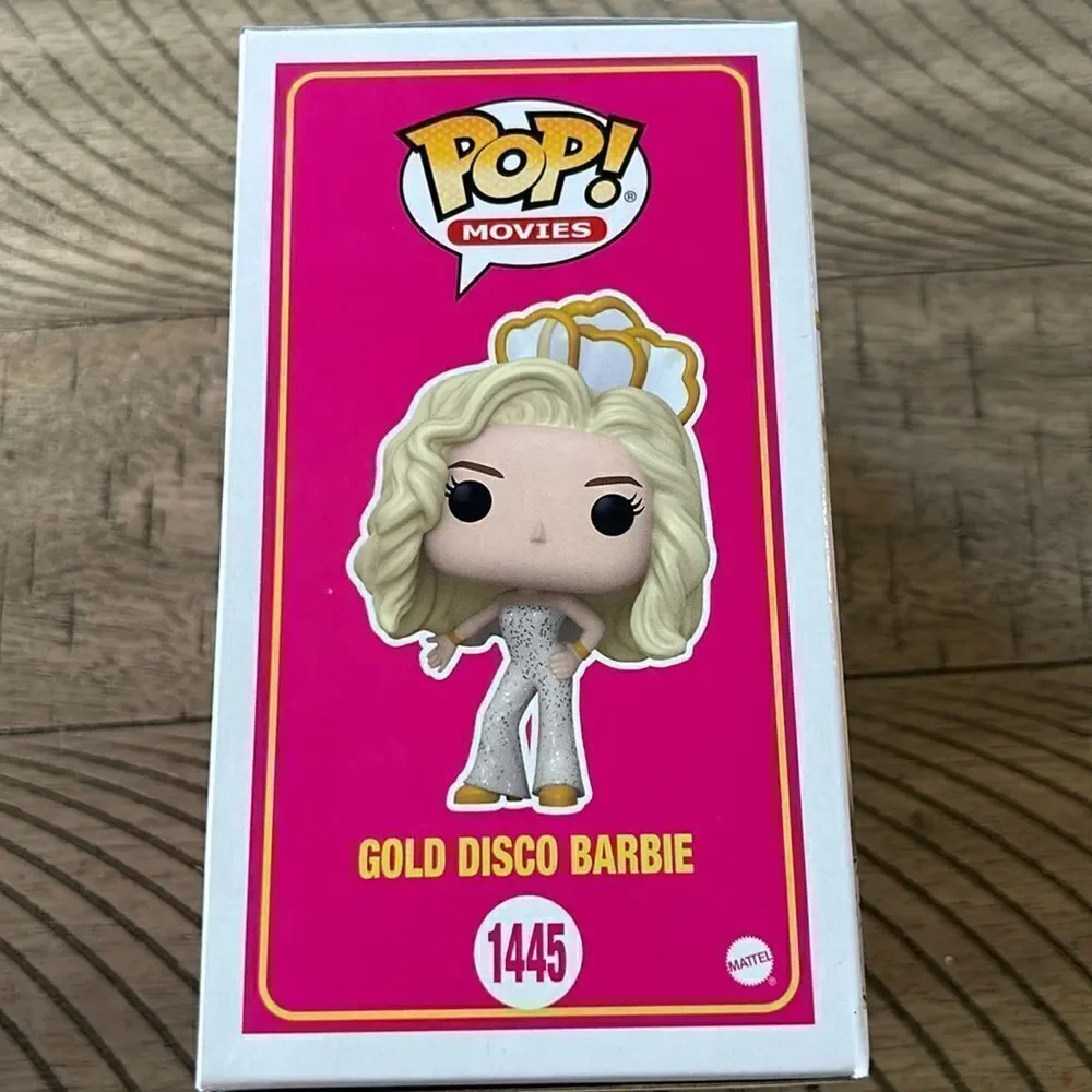 NIB Funko Gold Disco 💃 🪩 Barbie 💄 from Barbie Movie 🎥 🍿